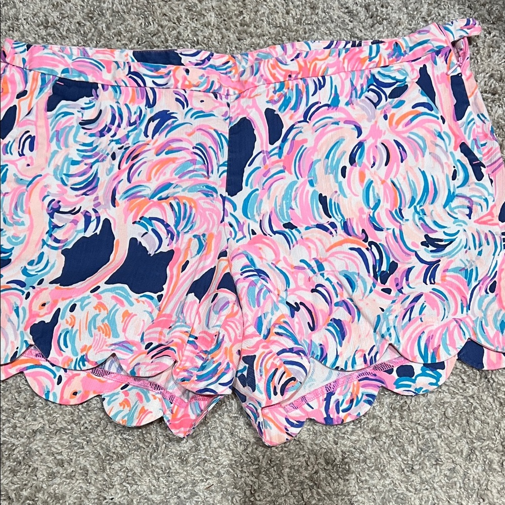 Lilly Pulitzer Multicolor Patterned Side Zip Scal… - image 1